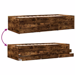 VidaXL 3280871 canapé lit sofa Chêne - Vue supplémentaire 7