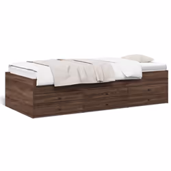 VidaXL 3280873, lit sofa, Marron, Chêne, Bois, 2030 mm, 1015 mm, 455 mm