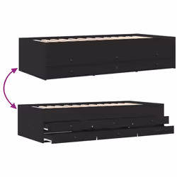 VidaXL 3280889 canapé lit sofa Noir - Vue supplémentaire 6