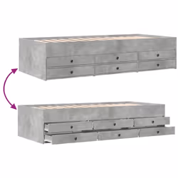 VidaXL 3280891 canapé lit sofa Gris - Vue supplémentaire 7
