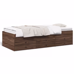 VidaXL 3280894, lit sofa, Marron, Chêne, Bois, 1930 mm, 780 mm, 455 mm