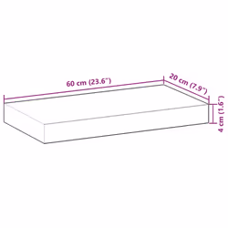 VidaXL 3279347 étagères Bois d'acacia - Vue supplémentaire 7