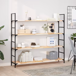 vidaXL Étagères flottantes 2 pcs 140x30x2 cm acacia massif non traité