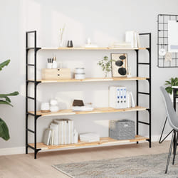 vidaXL Étagères flottantes 2 pcs 160x30x2 cm acacia massif non traité