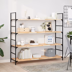 vidaXL Étagères flottantes 2 pcs 140x40x2 cm acacia massif non traité