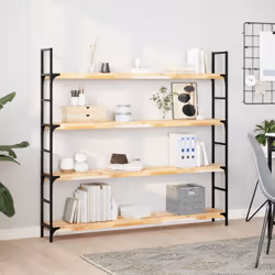 vidaXL Étagères flottantes 2 pcs 140x20x4 cm acacia massif non traité