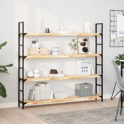vidaXL Étagères flottantes 2 pcs 140x20x4 cm acacia massif non traité