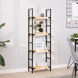 VidaXL 3279447 étagères Bois d'acacia - Vue supplémentaire 2