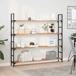 Étagères Flottantes 4 Pcs 140x20x2 Cm Acacia Massif À L'Huile Vidaxl