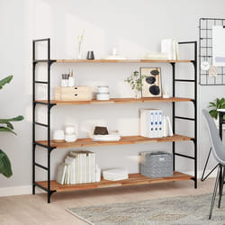 vidaXL Étagères flottantes 4 pcs 120x40x2 cm acacia massif à l'huile