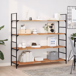 vidaXL Étagères flottantes 2 pcs 140x40x2 cm acacia massif à l'huile