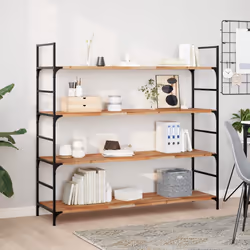 vidaXL Étagères flottantes 3 pcs 160x40x2 cm acacia massif à l'huile