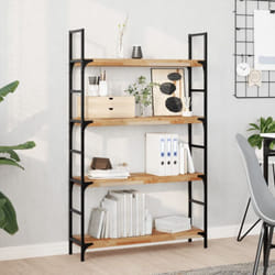 Étagères Flottantes 4 Pcs 100x20x4 Cm Acacia Massif À L'Huile Vidaxl