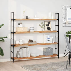 Étagères Flottantes 3 Pcs 120x20x4 Cm Acacia Massif À L'Huile Vidaxl