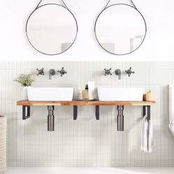 VidaXL 3279708 miroir de salle de bain et armoire de rangement pour évier - Vue supplémentaire 2