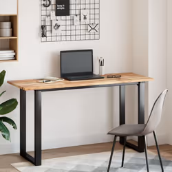 vidaXL Dessus de bureau non traité 160x50x2 cm bois d'acacia massif