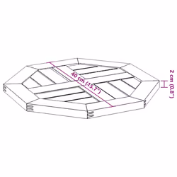 VidaXL 4004258 pièce de table - Vue supplémentaire 8