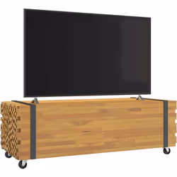 Cette belle table basse est un supplément accrocheur à votre maison avec son design saisissant. Robuste et stable : le bois d ...