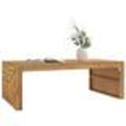 vidaXL Table basse 110x60x38 cm bois de teck solide