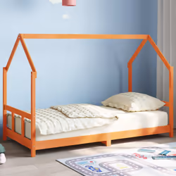 VidaXL 847137 Lit pour enfant Marron Bois