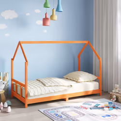 VidaXL 847137 Lit pour enfant Marron Bois