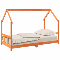 VidaXL 847137 Lit pour enfant Marron Bois - Vue supplémentaire 4