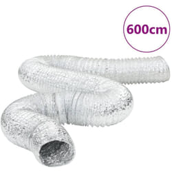 Conduit de ventilation aluminium 6 m Ø20 cm - Vidaxl