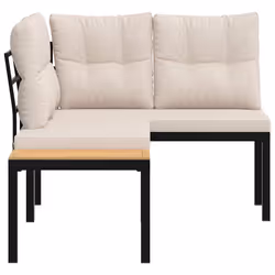 VidaXL 4008562 banc de jardin Acier - Vue supplémentaire 4