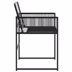 VidaXL 4008578 chaise d'extérieur Terrace Polyuréthane, Acier Noir - Vue supplémentaire 6