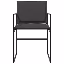 VidaXL 4008584 chaise d'extérieur Terrace Siège rembourré Acier, Textile Gris - Vue supplémentaire 4