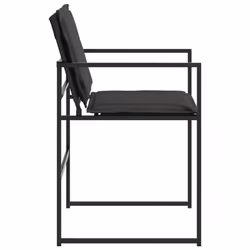 VidaXL 4008584 chaise d'extérieur Terrace Siège rembourré Acier, Textile Gris - Vue supplémentaire 6