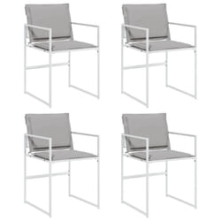 VidaXL 4008587 chaise d'extérieur Terrace Siège rembourré Acier, Textile Gris