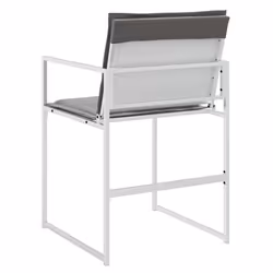 VidaXL 4008587 chaise d'extérieur Terrace Siège rembourré Acier, Textile Gris - Vue supplémentaire 7