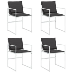 VidaXL 4008590 chaise d'extérieur Terrace Siège rembourré Acier, Textile Anthracite