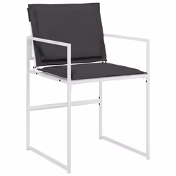 VidaXL 4008590 chaise d'extérieur Terrace Siège rembourré Acier, Textile Anthracite - Vue supplémentaire 5