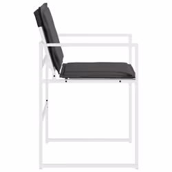 VidaXL 4008590 chaise d'extérieur Terrace Siège rembourré Acier, Textile Anthracite - Vue supplémentaire 6