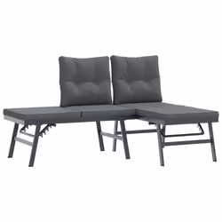 VidaXL 4008104, Anthracite, Acier, 110 kg, Adultes et enfants, 1650 mm, 1100 mm