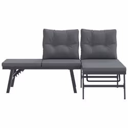 VidaXL 4008104 banc de jardin Acier