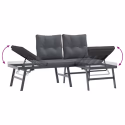VidaXL 4008104 banc de jardin Acier - Vue supplémentaire 6