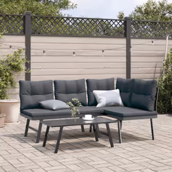 VidaXL 4008105 banc de jardin Acier