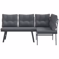 VidaXL 4008105 banc de jardin Acier