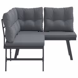 VidaXL 4008105 banc de jardin Acier - Vue supplémentaire 4