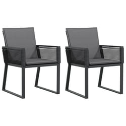 VidaXL 4008115 chaise d'extérieur Terrace Siège rembourré Polyuréthane, Acier Anthracite