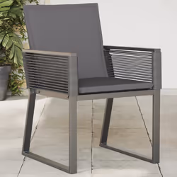 VidaXL 4008115 chaise d'extérieur Terrace Siège rembourré Polyuréthane, Acier Anthracite - Vue supplémentaire 2