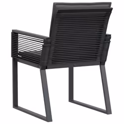VidaXL 4008115 chaise d'extérieur Terrace Siège rembourré Polyuréthane, Acier Anthracite - Vue supplémentaire 7
