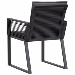 VidaXL 4008116 chaise d'extérieur Terrace Siège rembourré Polyuréthane, Acier Anthracite - Vue supplémentaire 7