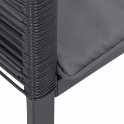 VidaXL 4008116 chaise d'extérieur Terrace Siège rembourré Polyuréthane, Acier Anthracite - Vue supplémentaire 8