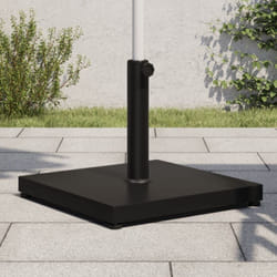 Base de parasol pour mâts Ø32/38/48 mm 18 kg carré Vidaxl