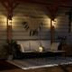 vidaXL Lanternes murales solaires d'extérieur 2 pcs blanc chaud