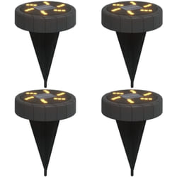 vidaXL Lampes solaires de sol et piquets de sol extérieur 4 pcs